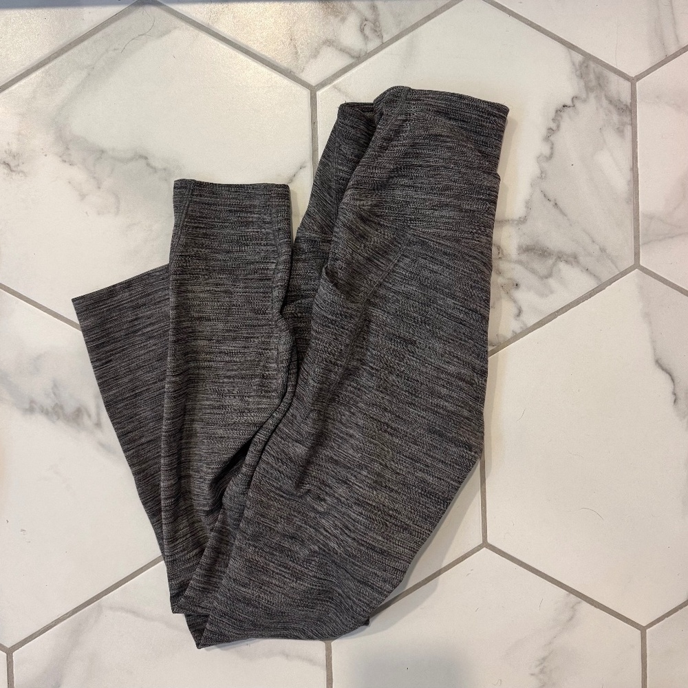 lululemon leggings 25" with pockets | Heathered Grey | Size 6